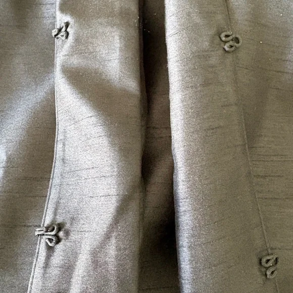 Chico’s Black Dressy Topper Jacket – Ruffle Collar | NWT | Size 3 (16/18) - Picture 7 of 12